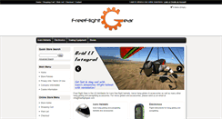 Desktop Screenshot of freeflightgear.com